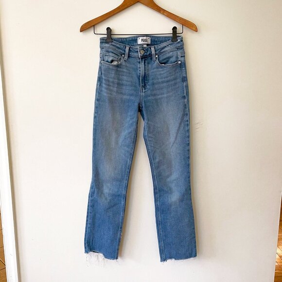Paige Denim Cindy Crop Straight Jeans, Size 24 - Picture 2 of 6